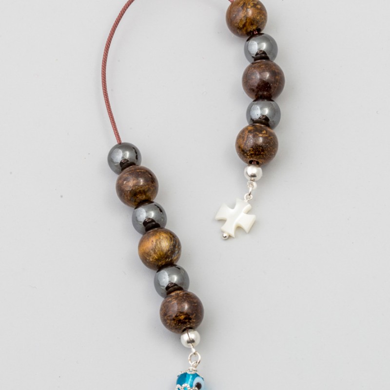 Begleri Tiger Eye & Silver 925° Rosary Beads/Begleri