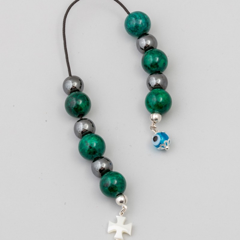 Begleri Malachite & Silver 925° Rosary Beads/Begleri
