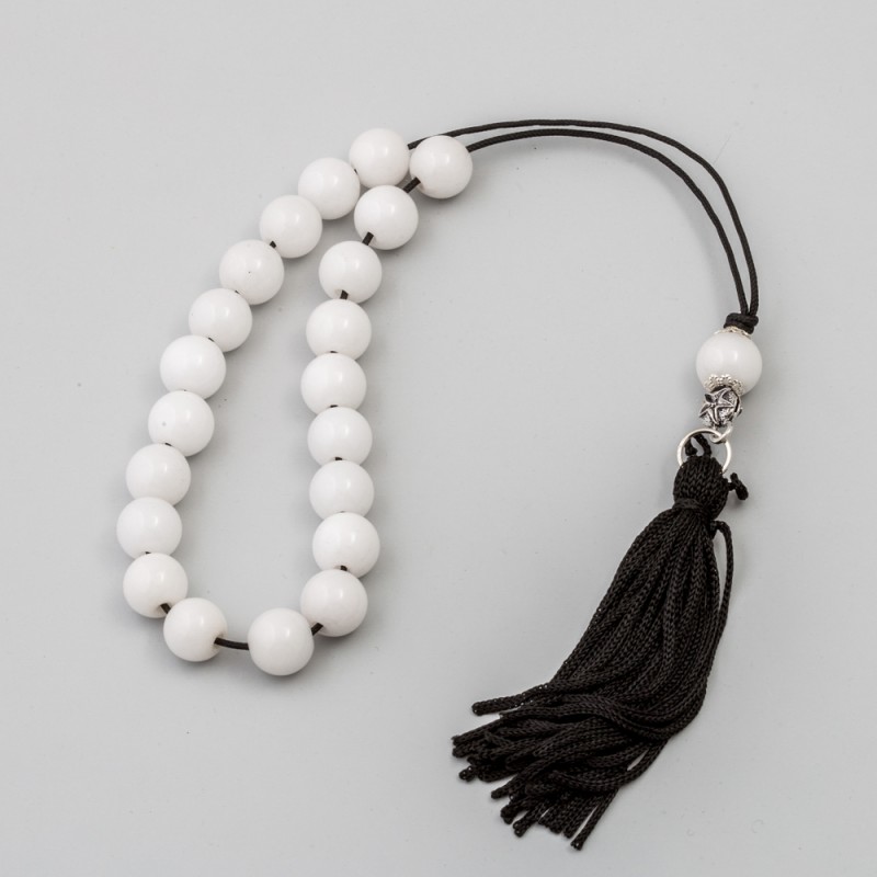 Rosary with Semi-Precious Stones and Silver 925° Rosary Beads/Begleri