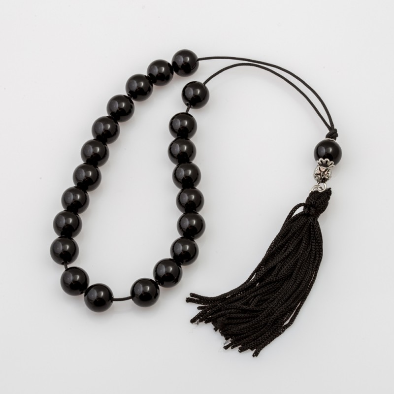 Rosary with Semi-Precious Stones and Silver 925° Rosary Beads/Begleri