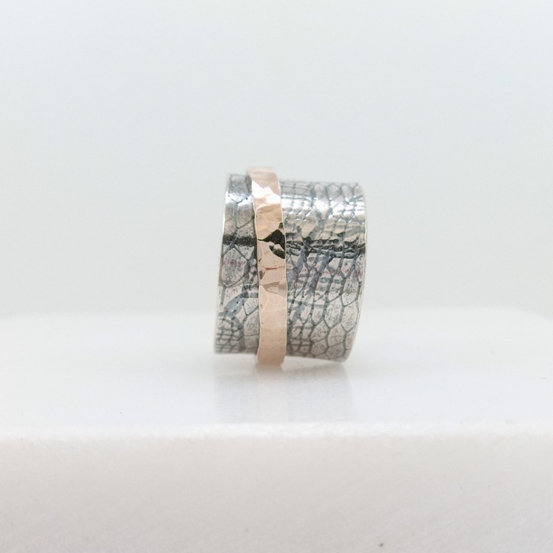 Handmade Silver ring 925° - Spinner Rings